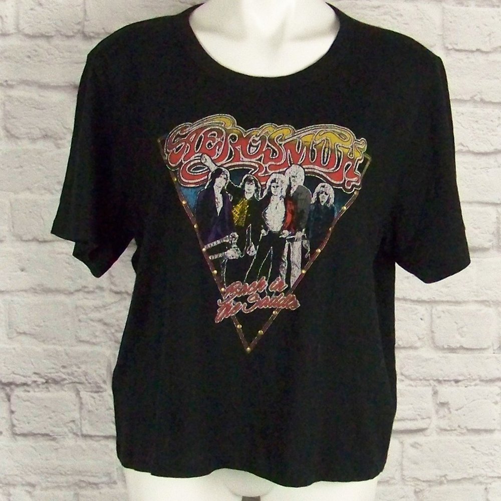 Aerosmith Back in the Saddle Crop Top - NWOT